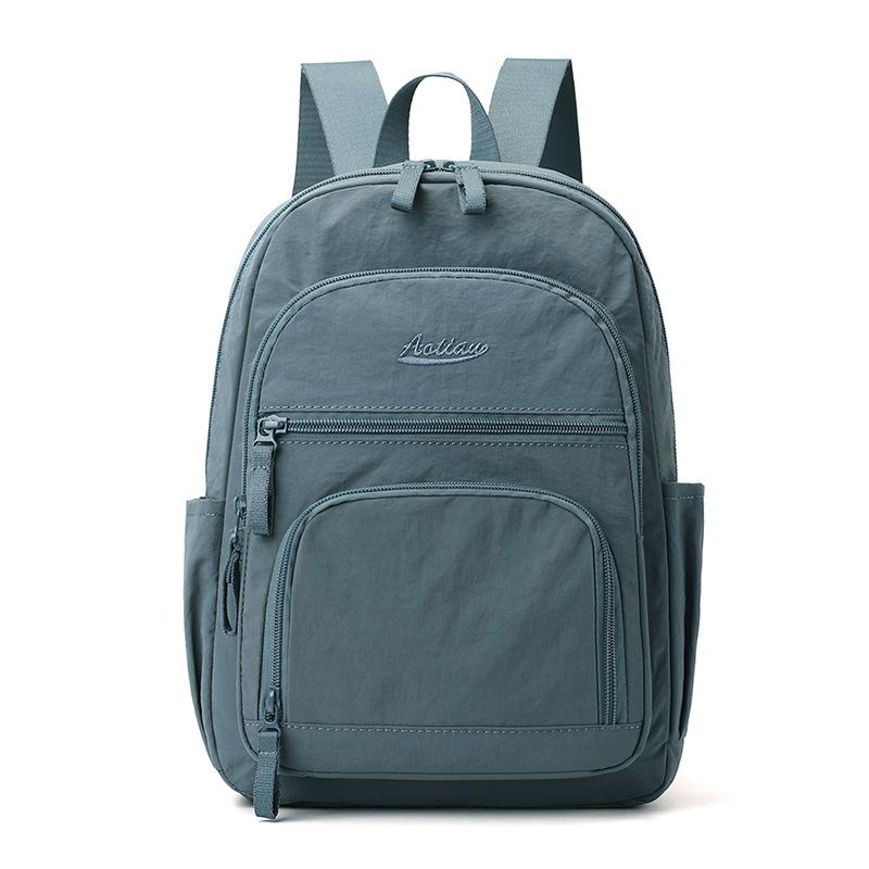 Schoolbag New Oxford Cloth Backpack Simple Large Capacity Travel Backpack Lightweight Versatile Commuter Bag Manufacturer Wholesale