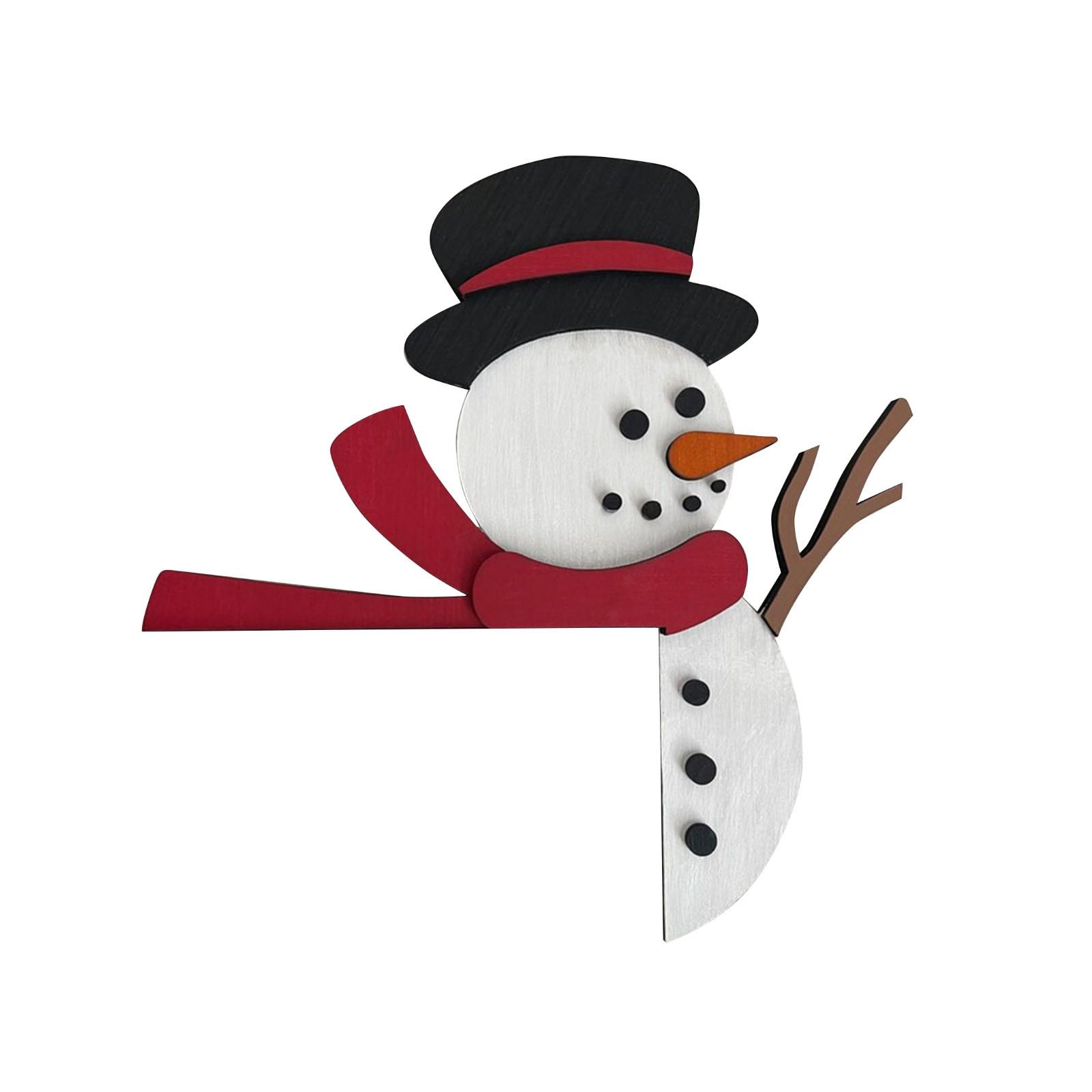 

Christmas Door Toppers Top Door Frame Corner Sign Decoration Window Wall Diy Christmas Party Decoration Crafts One Size