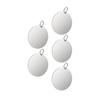 20mm/30mm Stainless Steel Pet Identification Hangtags With Mirror Polisheds Finish Lasers Etcheds For Medicals Access