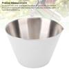 Stainless Steel Coffee Measuring Cup Double Scale V Shaped Spout 100ML Milk Frothing Pitcher Cup Coffee Shot Cup