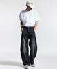 CREAM SODA LAB Wide Cut Volume Curved Pants Black