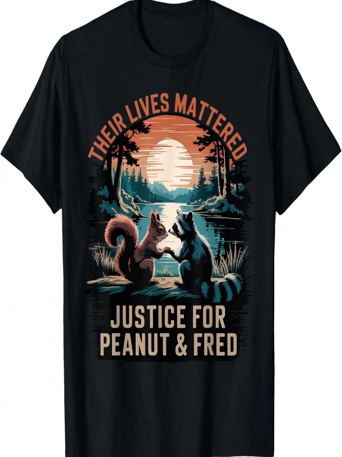 Their Lives Mattered Justice For Peanut And Fred T-Shirt S разноцветный
