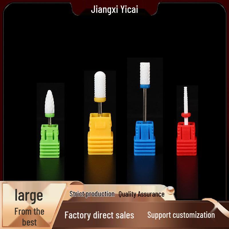 Nail Salon Ceramic Grinding Head & Brush Set – 7 Pieces