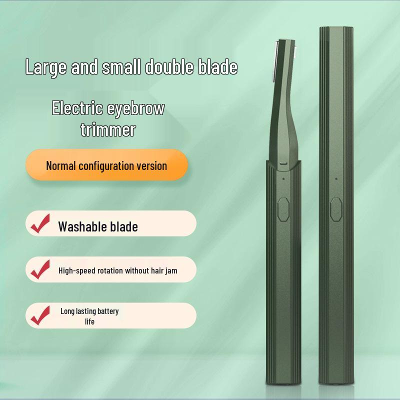 "Rechargeable Electric Eyebrow Trimmer for Men and Women: Safe and Efficient"
