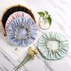 1Pc Waterproof Shower Cap Double Elastic Shower Cap Dustproof and Smokeproof Shampoo