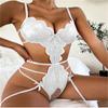 Erotic Lingerie Suspenders Lace Open Crotch Underwear Adult Lingerie Hot Erotic One-piece Bodysuit Pants Sexy Babydoll Pajamas