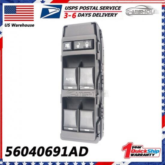 56040691AC Power Window Switch for Dodge Caliber Jeep Compass Patriot 56040691AB