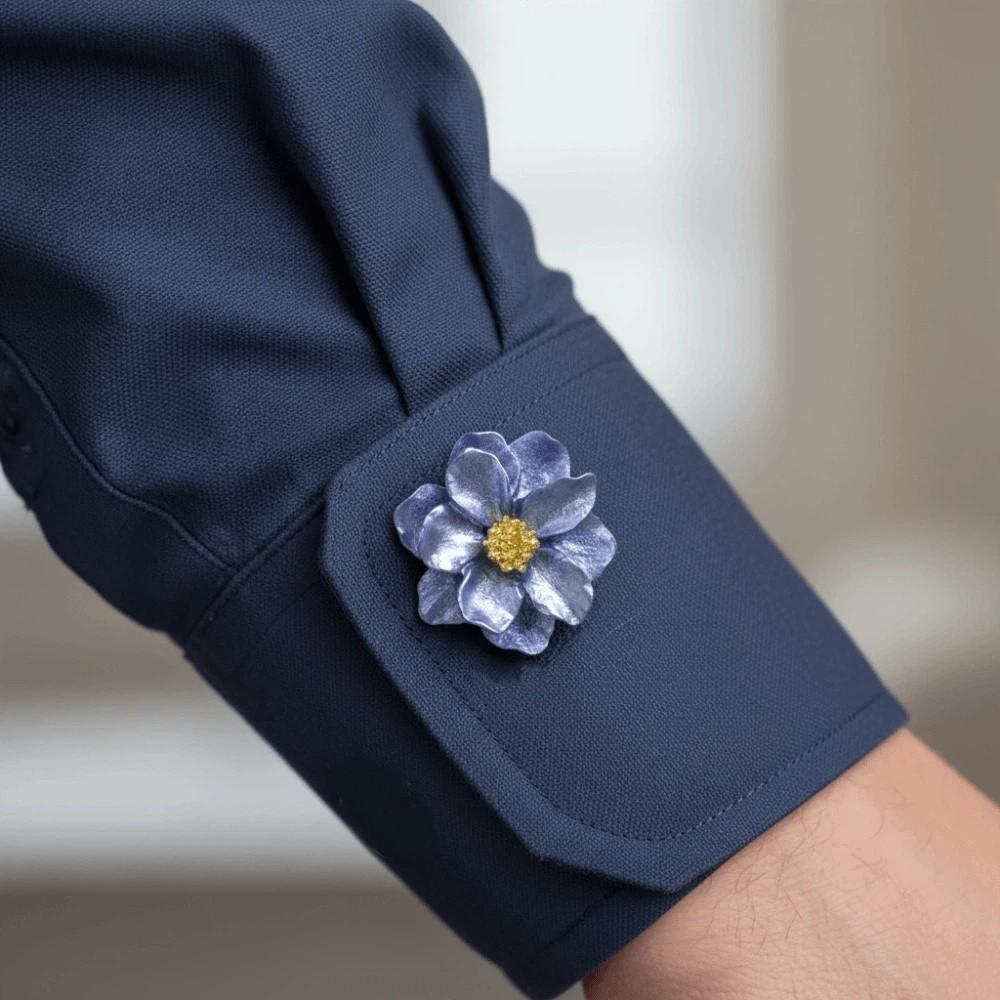 Clothing Decoration Pearl Sleeve Button Clip DIY Clothing Flower Button Covers  Cloth