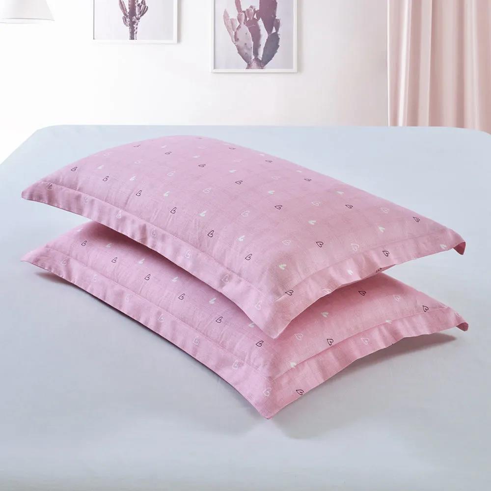 Arctic Velvet Korean Version Small Floral Single Pillowcase Couple Adult Pillowcase High-end Pillowcase 48*74cm