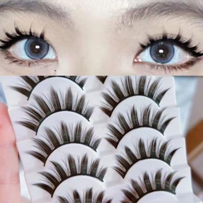 Dramatische Manga-Wimpern Cat-Eye-Make-up Falsche Wimpern Natürliche Cosplay-Wimpern Frauen