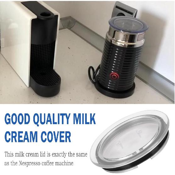 Milk Frother Lid Cover Seal Part 93271 for Nespresso Aeroccino 3 3R, Frother Lid Replacement fits Nespresso Aerocchino 3593 & 3594 Only (1P)