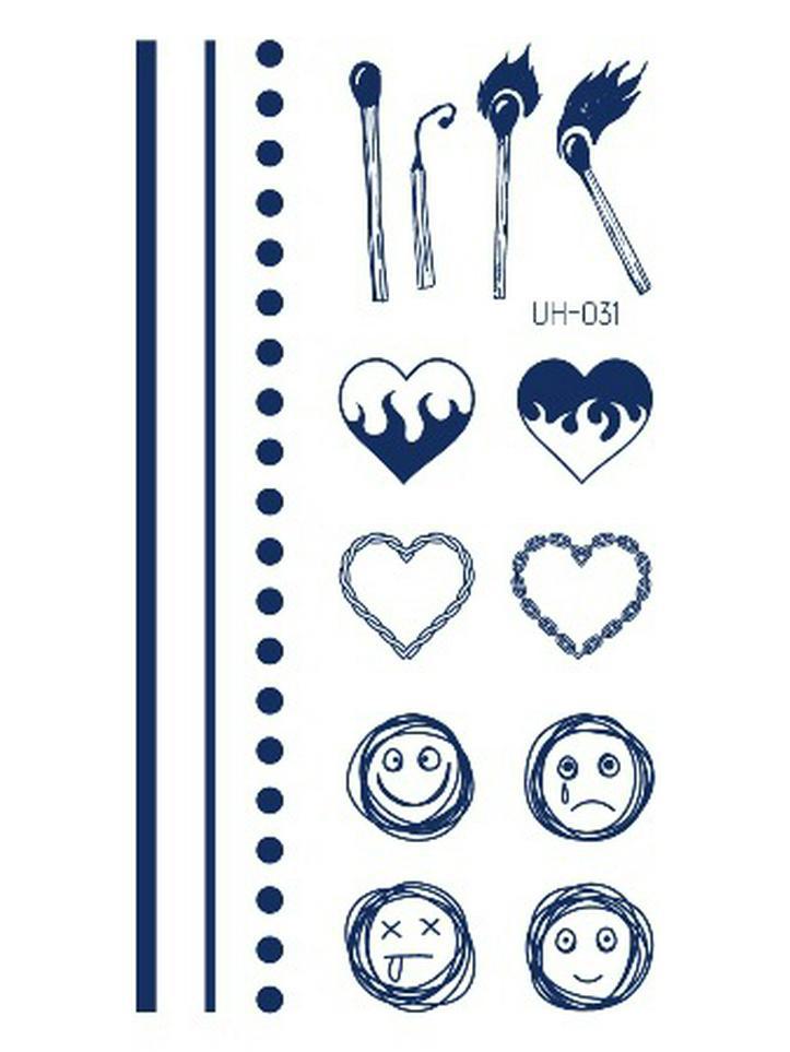 Ziołowe półtrwałe wodoodporne naklejki tatuażowe dla mężczyzn i kobiet