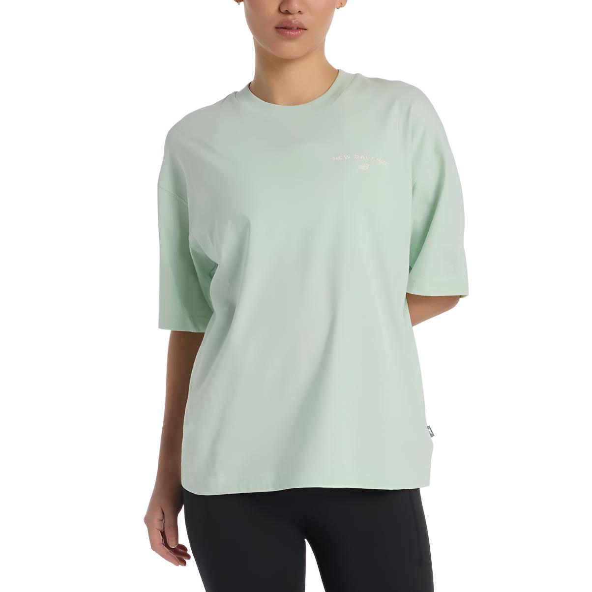 New Balance Drop Shoulder Sleeve T Shirt Women s WT51529CYS L