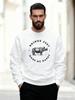 Men'S RHINOS JUST MAKE ME HAPPY Graphic Casual Round-Neck Sweatshirt
