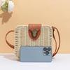 Straw Crossbody Bag For Women Bohemian Small Knitting Summer Purse And Handbag Vacational Square Beach Bags