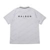 MALBON GOLF Malbon Jacquard Polo Shirt Light Gray (Man)