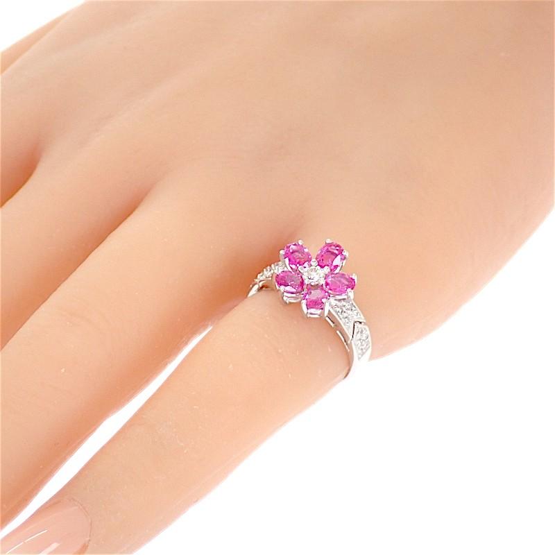 no brand  #10(JP Size) ring K18 white gold Women