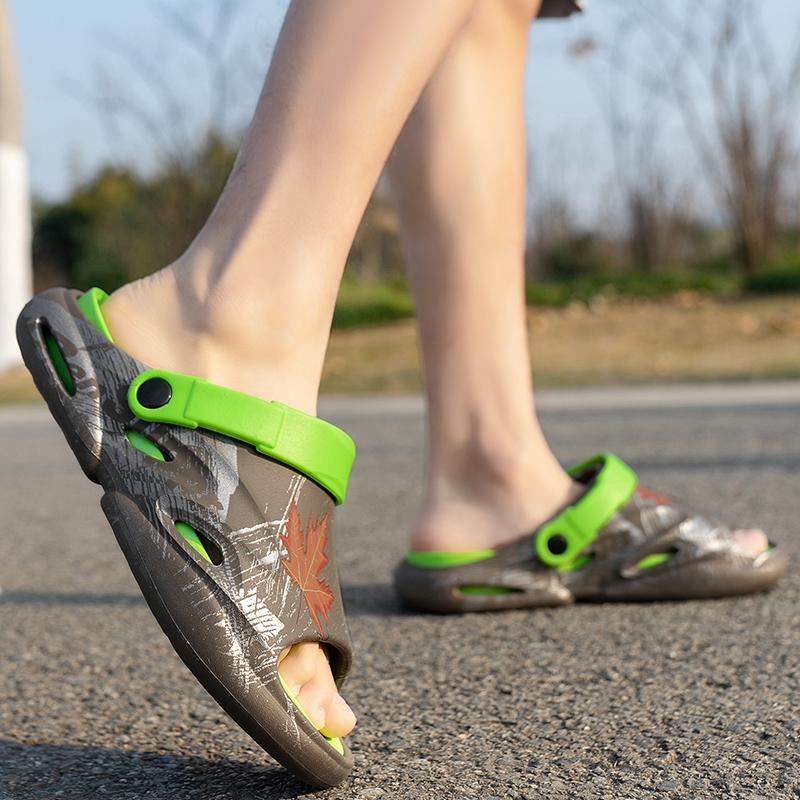 Fashion Summer Men's Bedroom Sandals Eva Casual Shoe Platform Soft Anti-slip Sandal for Men Outdoor Beach Mans Flip-flop Explosive Style