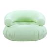 Inflatable Lounge Chair Deck Chair Sofa U Shaped Blow Up PVC Flocking Portable Couch for Home Office Balcony Floor