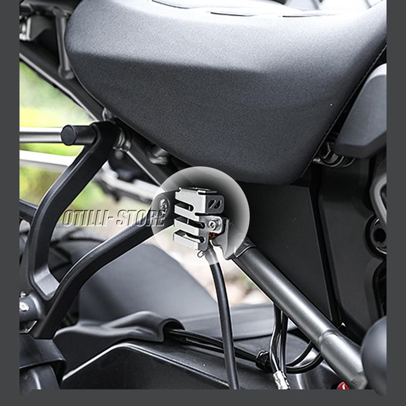 For PAN AMERICA 1250 Pan America 1250S PA1250 2021 2022 New Motorcycle Rear Brake Pump Fluid Reservoir Guard Cover Protector