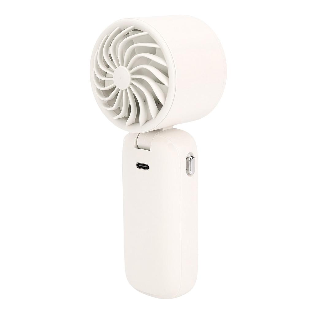 Portable Handheld Turbo Fan 100 Gears Ice Cooling Foldable Neck Hanging Mini Handheld Fan with LED Display for Travel