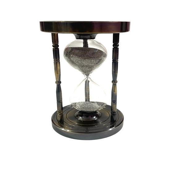 Brass Compass Sand Timer 15.24 cm Nautical Desk Decor, Maritime Birthdays, Anniversaries, Graduations, Retirements Gift