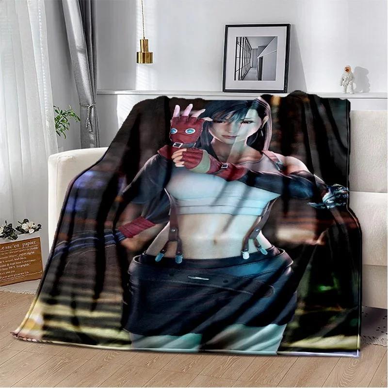 Fashion Final Fantasy Series Game Soft Plush Blanket,Flannel Blanket Throw Blanket For Living Room Bedroom Bed Sofa Picnic