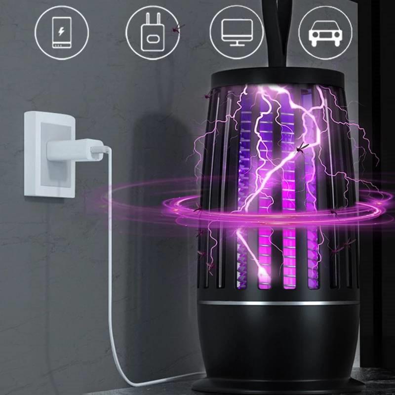 Neue Laterne LED Moskito Lampe UV Nicht Strahlung Moskito Dispenser USB Lade Tragbare Nacht Nacht Licht