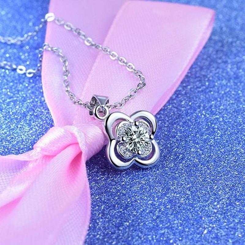 Lindon Damen-Halskette mit Zirkon-Anhänger aus Kupferlegierung, für Damen, Party-Geschenke, modisches Geschenk