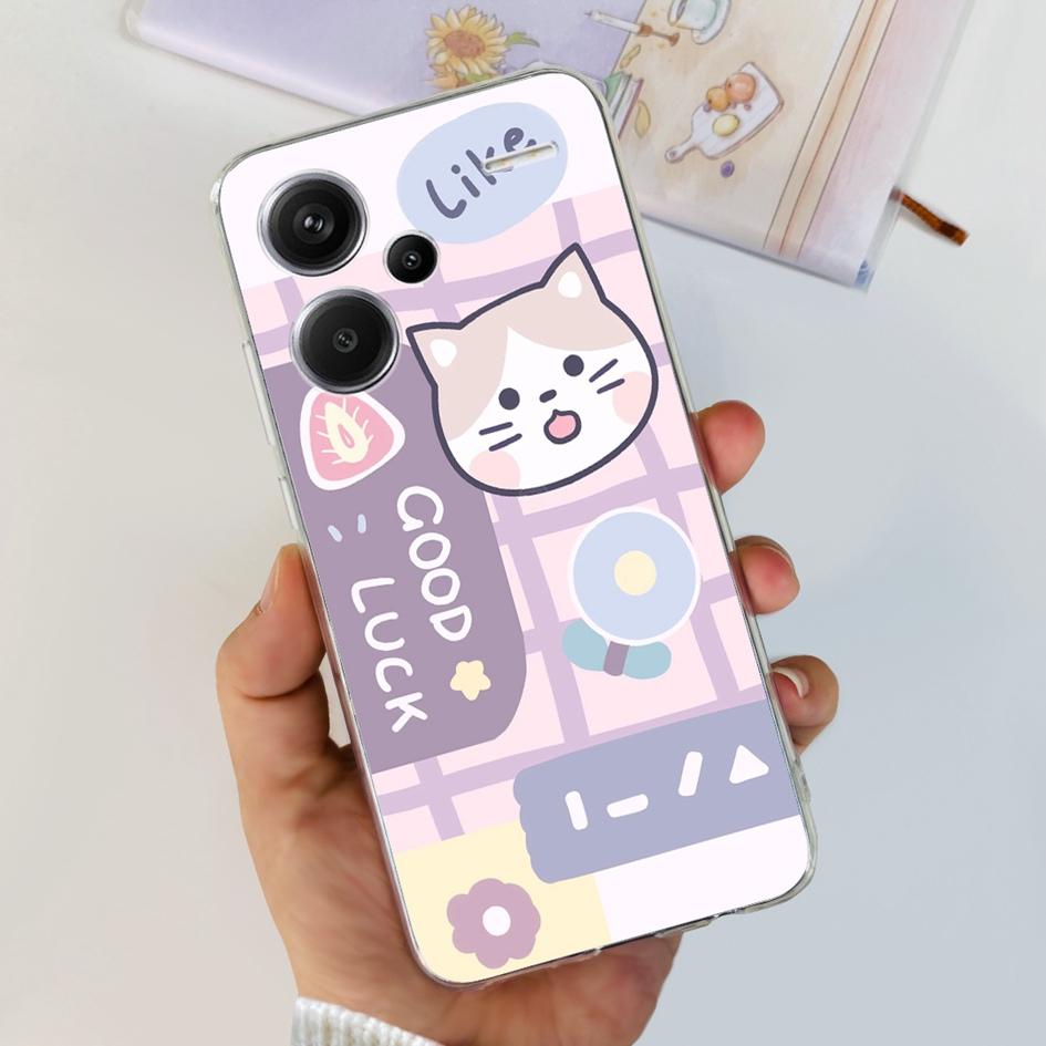 For Xiaomi Redmi Note 13 5G Case Luxury Marble Transparent Phone Cover For Redmi Note 13 Pro Plus Funda on Note 13 Pro 5G Bumper