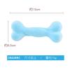 Pet Dog Toy Milk Flavor TPR Foam Bone Teeth Cleaning Chew Toy for Small Large Dogs Macaron Dog Bone
