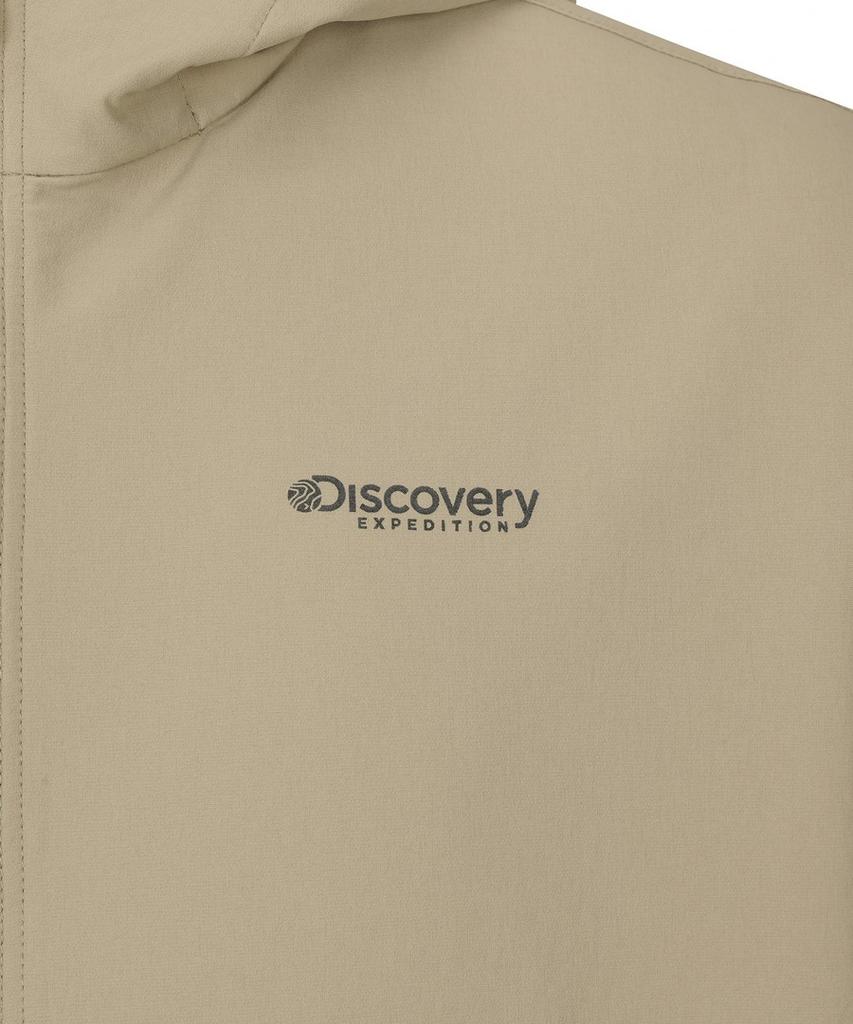 Discovery Expedition Men'S Prevona Woven Training Hooded Jacket (Beige)