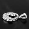 Leilani Hawaiian Jewelry Circle Pendant Necklace for Men, 925 Sterling Silver (Chain Not Included)