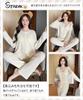 PHOLEEY Pajama Set with Nightwear with Removable Cute and Comfortable Home Wear Women's 3-Piece Cardigan, Pads,