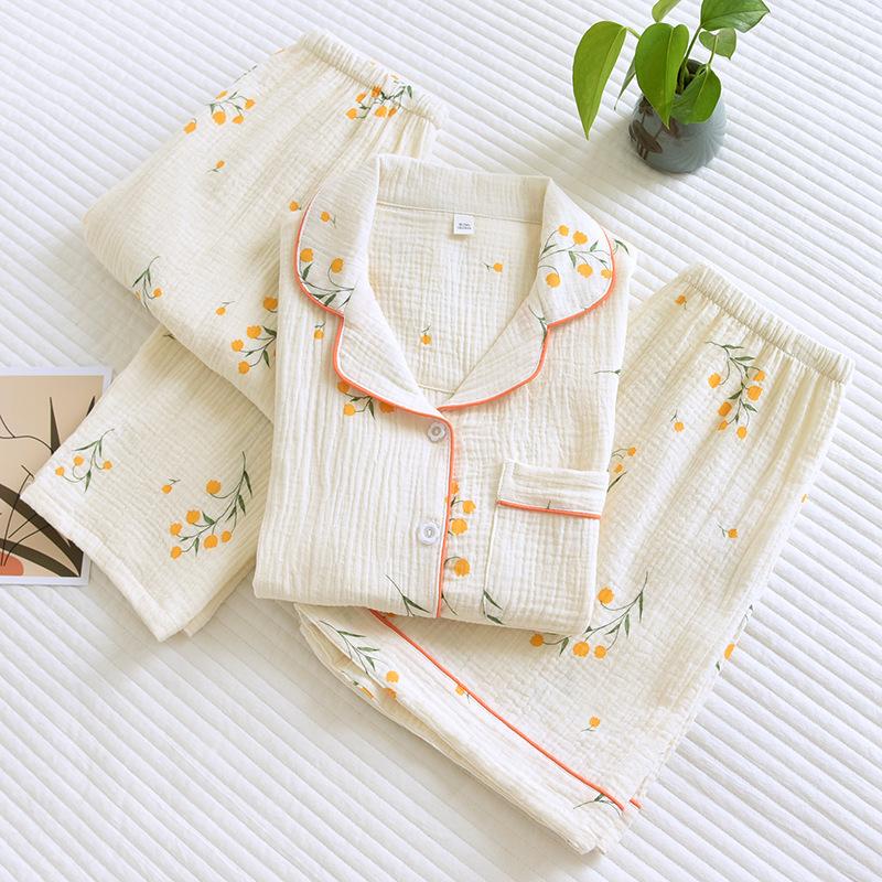 

3 шт. пижамы для женщин домашняя одежда 100% хлопок летняя одежда для сна с коротким рукавом принт пижамы женские домашние костюмы XL