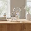 Heart Shaped Acrylic Plaque Colorfast Resistant Acrylic Heart Keepsake Transparent Memorial Block Brilliant Printing