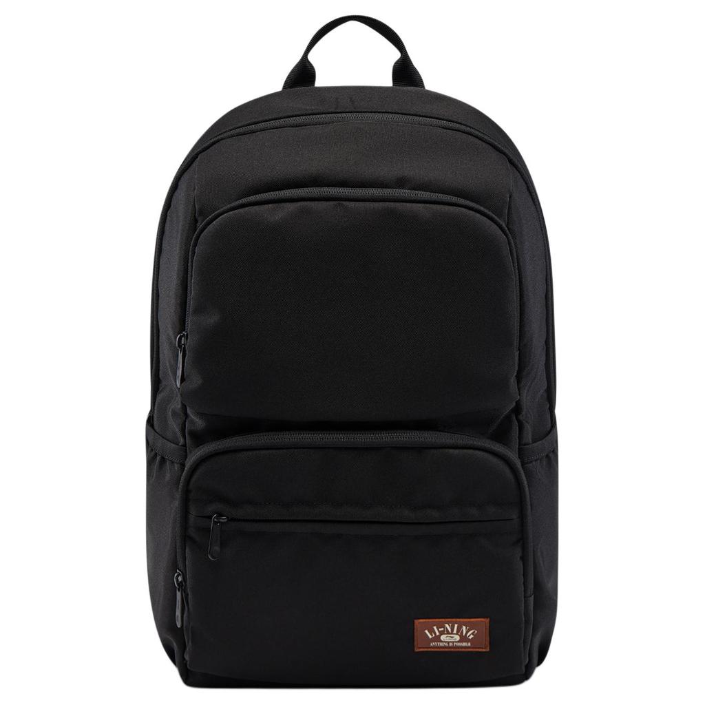 New LiNing Sports Life Collection Polyester Students Backpack Unisex Black ABSV393-1