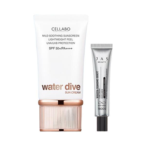 Water Dive Sunscreen Season 3 60g + JAS Spot Cream 15ml