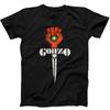 Gonzo Fist Knife Logo Giornalismo Hunter S Thompson Maglietta   664