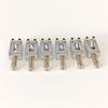 6Pcs Zinc Alloy Bridge Saddles Replacement Tremolo Bridge Saddles Roller Bridge Saddles for Electric Guitar Part