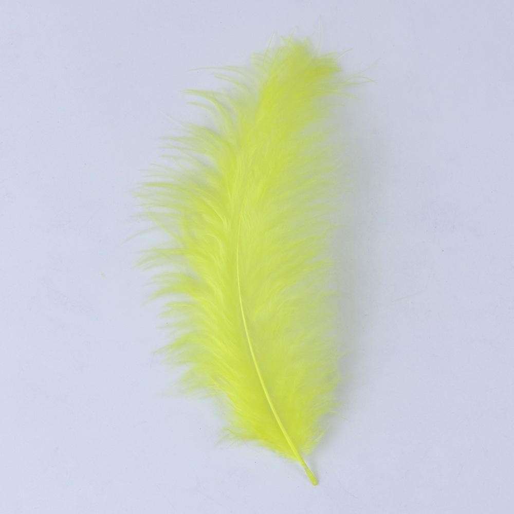100 Pack Diy Feather Tip Down Colorful Turkey Feathers 