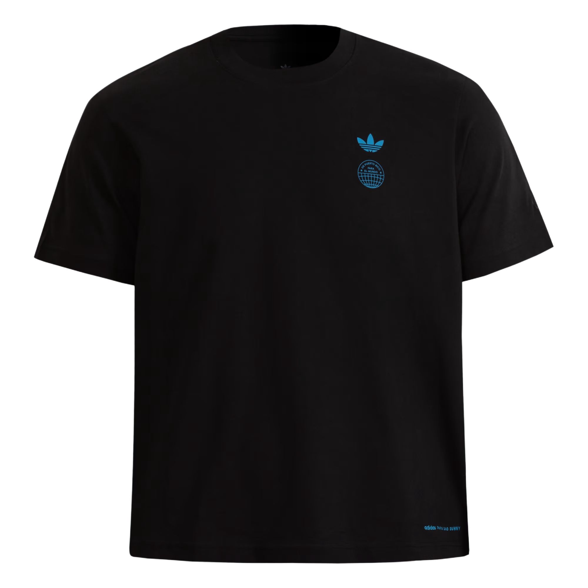 

Adidas Originals Bad Bunny CDMX Round Neck Slim Fit Soft Short Sleeve T-Shirt Unisex Tops KX4478 L
