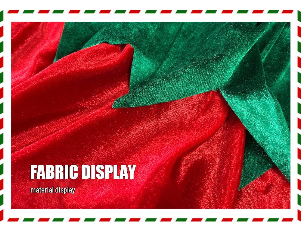2025 Hot Selling Unisex Green Christmas Dress for Adults & Couples - Ideal for Stage Performances