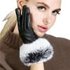 Women’s Winter Touchscreen Sheepskin Gloves - Warm, Windproof, Fur-Lined for Driving, Skiing, Riding