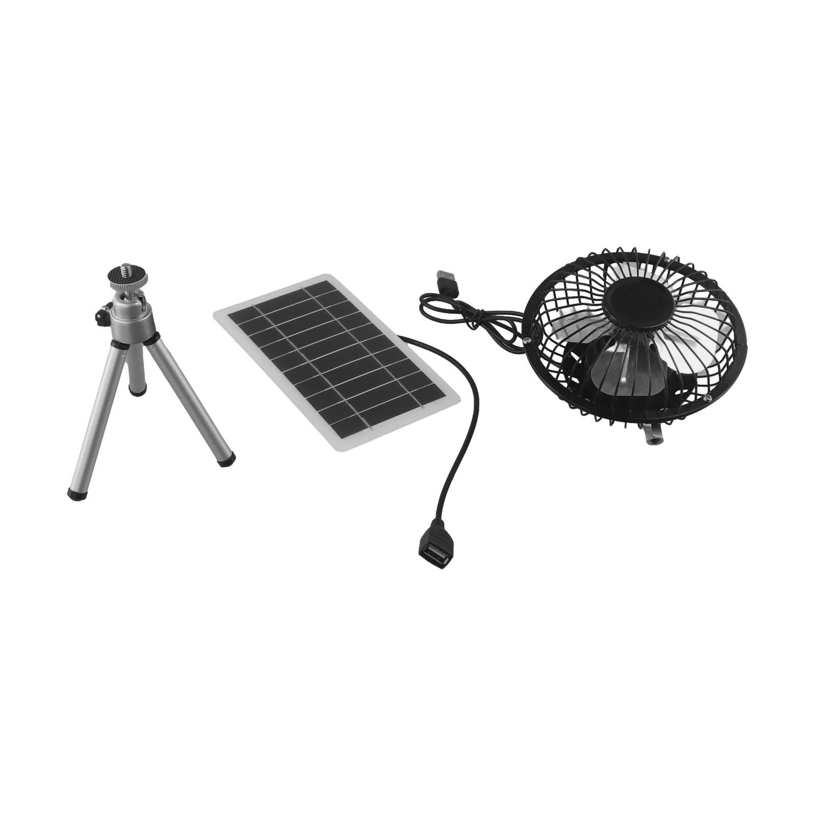 Compact Design Portable Desk Portable Travel Aluminum Alloy Tripod Black Dual Powered Fan Sustainable Solution China Mainland