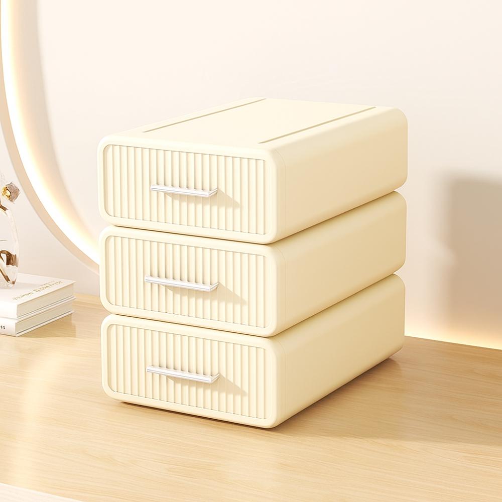 Large Capacity Desktop Storage Box Stackable Stationery Organizer Cosmetic Storage Rack  Cosmetic