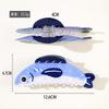 1pc New Creative Ocean Sardine Clip Hair Clip Cute Texture Shark Clip Ponytail Clip Hair Ornaments Female