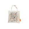 Stylish Canvas Tote Bag With Graffiti Print Large Capacity Shoulder Bag For Everyday Use