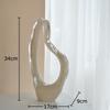 Fluttering Ribbons Glass Ornaments Modern Handicrafts Desk Decoration Abstract Twisted Ribbon Sculpture Room Aesthetics Decor