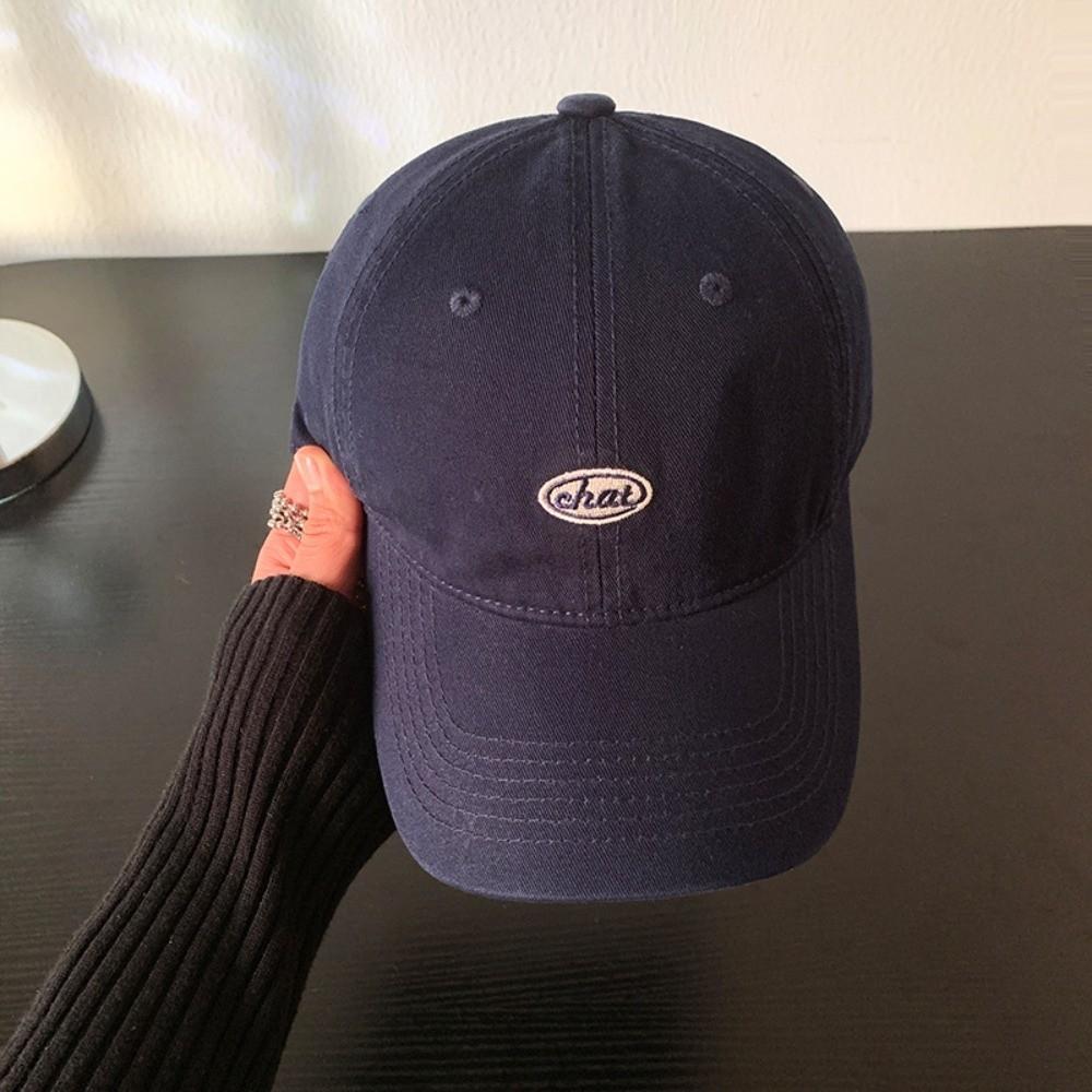 Embroidery Baseball Hat Korean Snapback Cap Adjustable Peaked Cap  Outdoor